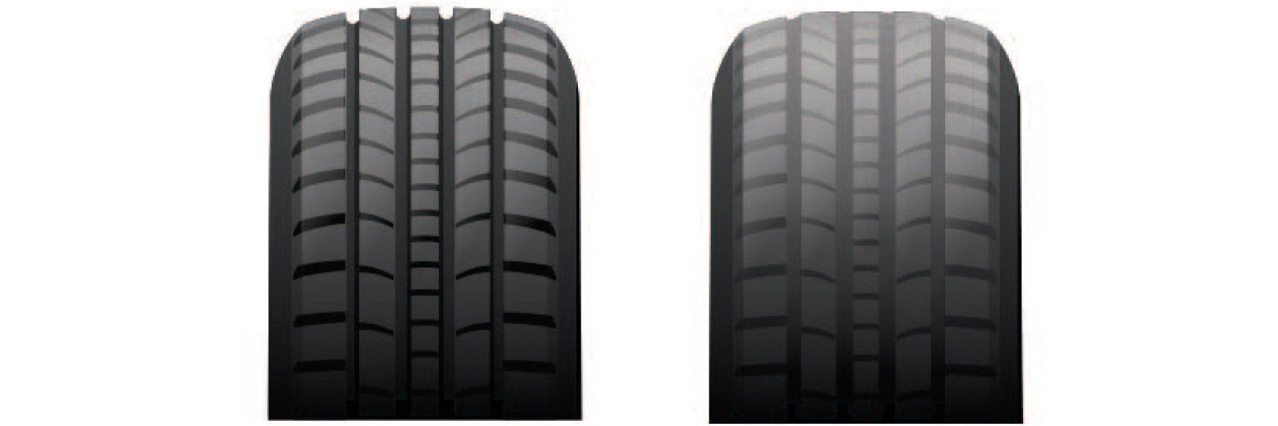 Tire tread depth comparison at DARCARS Kia of Lanham in Lanham MD