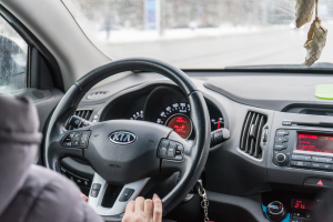 Hands on Kia Steering Wheel
