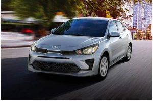 Kia Rio Driving