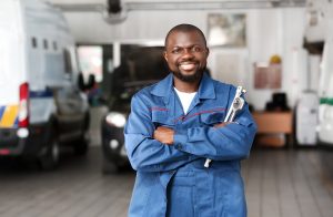 African-American mechanic in car service center | Lanham, MD