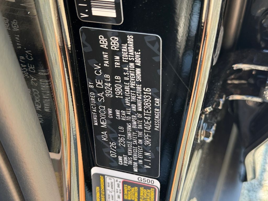 2026 Kia K4 LXS