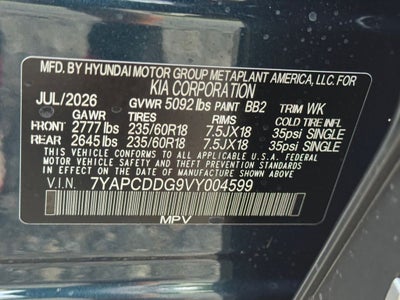 2027 Kia Sportage Hybrid EX