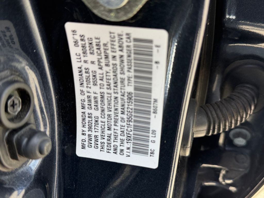 2016 Honda Civic Touring