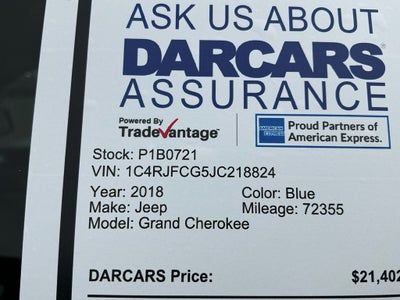 2018 Jeep Grand Cherokee Overland