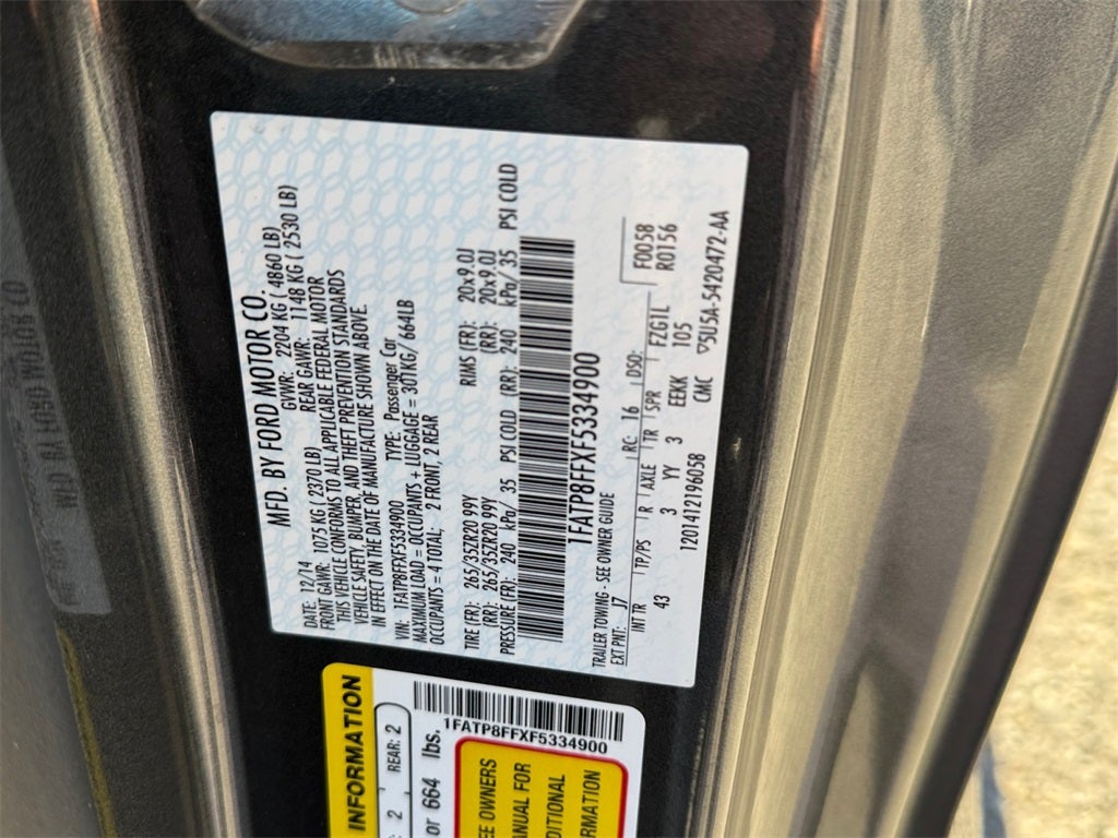 2015 Ford Mustang GT Premium