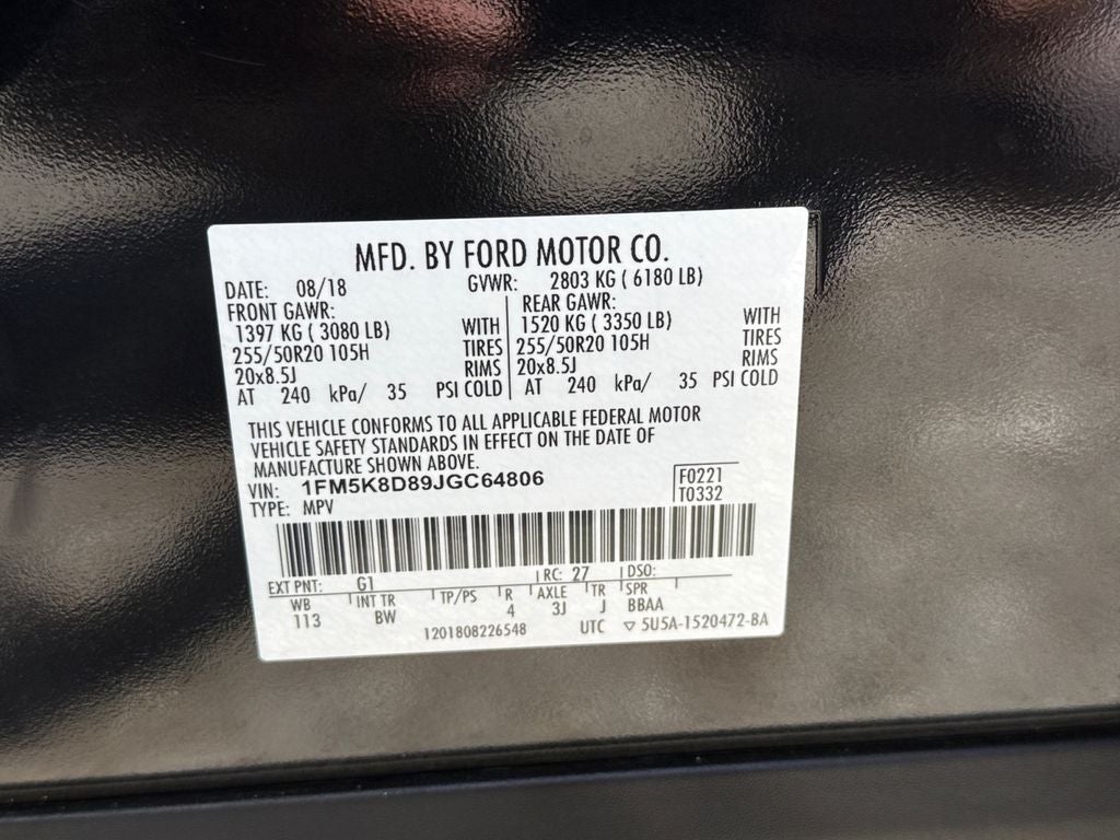 2018 Ford Explorer XLT