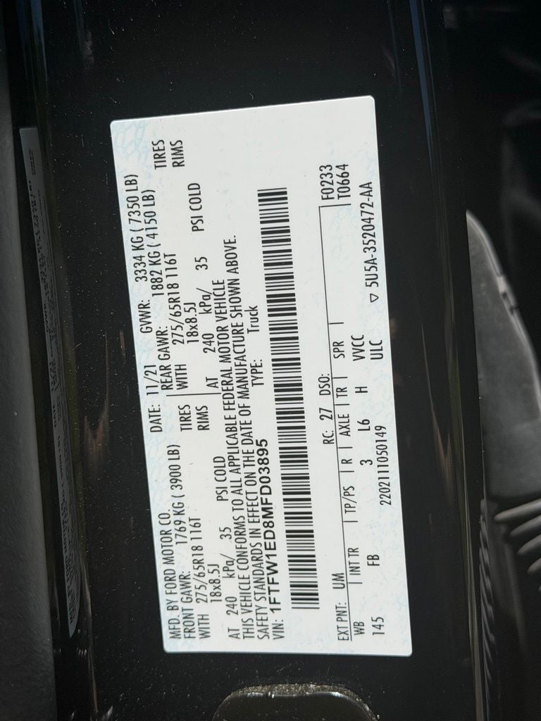 2021 Ford F-150 XLT HYBRID