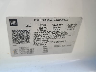 2021 Chevrolet Silverado 2500HD LT