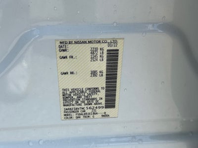 2022 Nissan Leaf S Plus