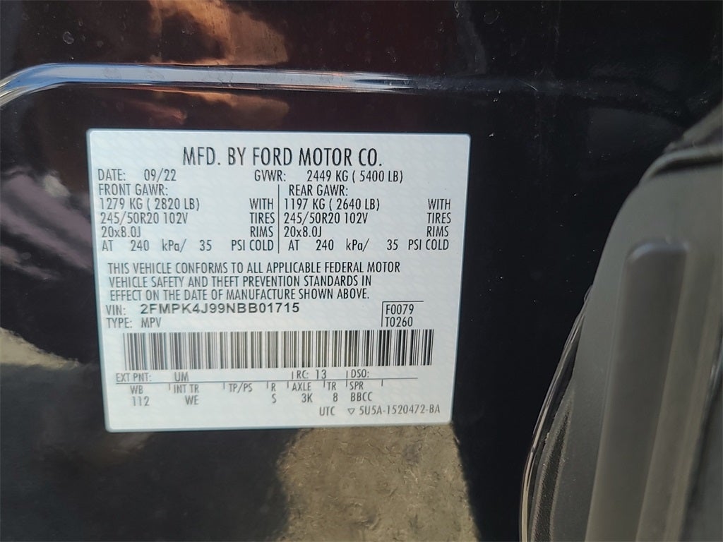 2022 Ford Edge ST Line