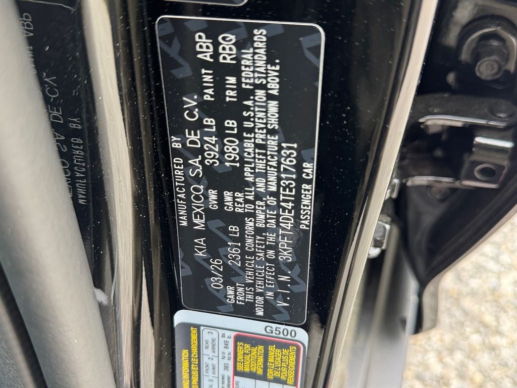 2026 Kia K4 LXS