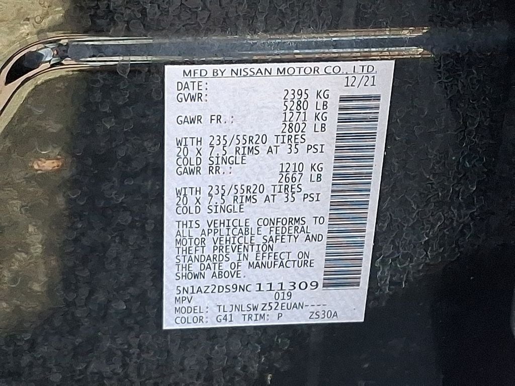 2022 Nissan Murano Platinum