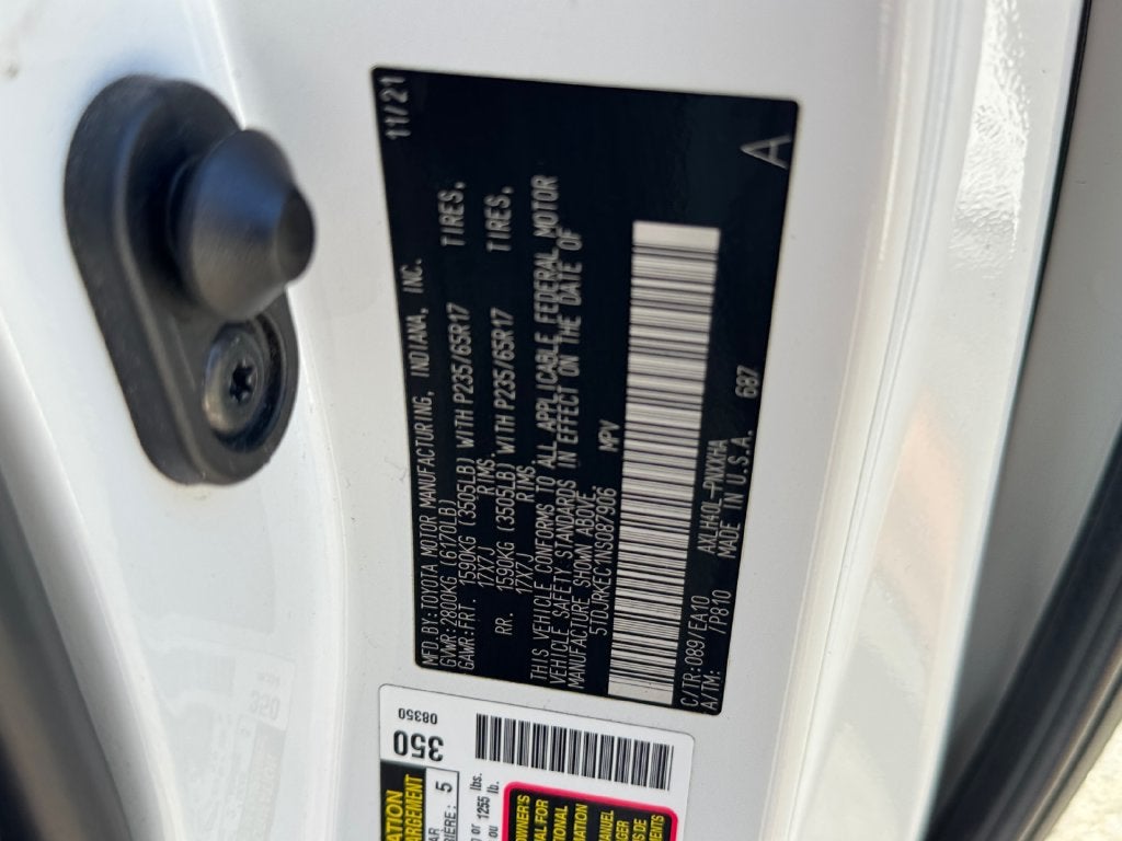 2022 Toyota Sienna XLE 7 Passenger