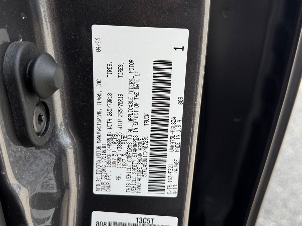 2026 Toyota Tundra SR5