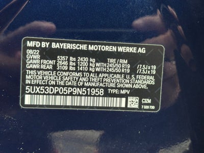 2023 BMW X3 xDrive30i