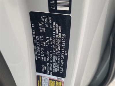 2026 Kia Carnival Hybrid EX