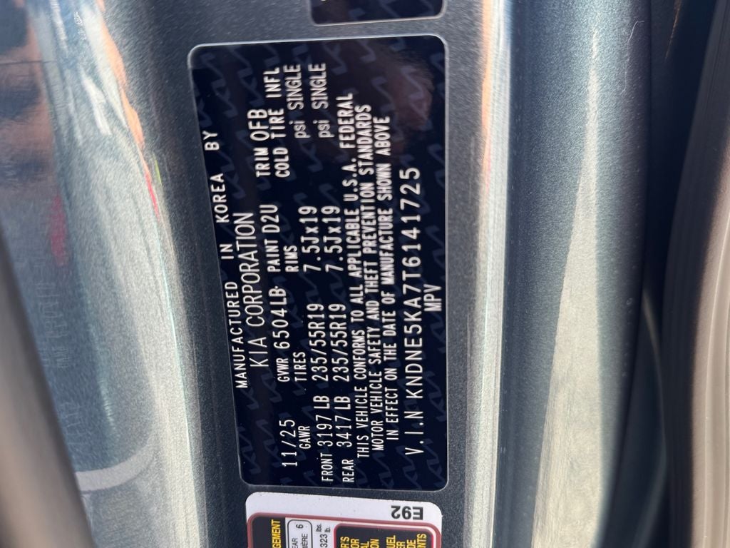 2026 Kia Carnival Hybrid SX