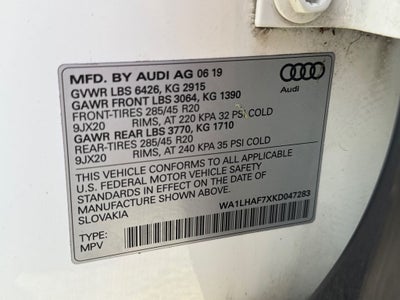 2019 Audi Q7 45 Premium Plus quattro