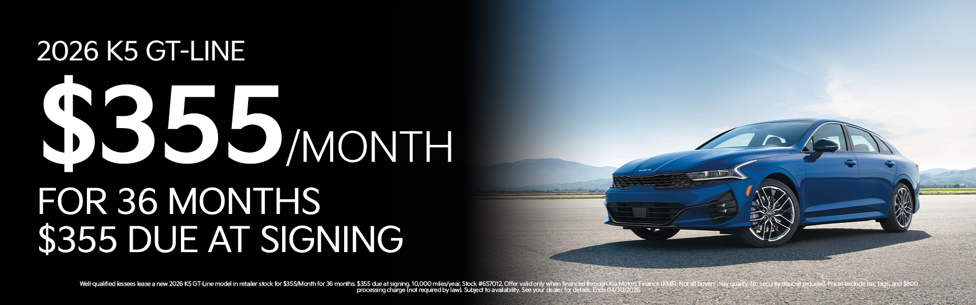 New 2026 K5 GT-Line