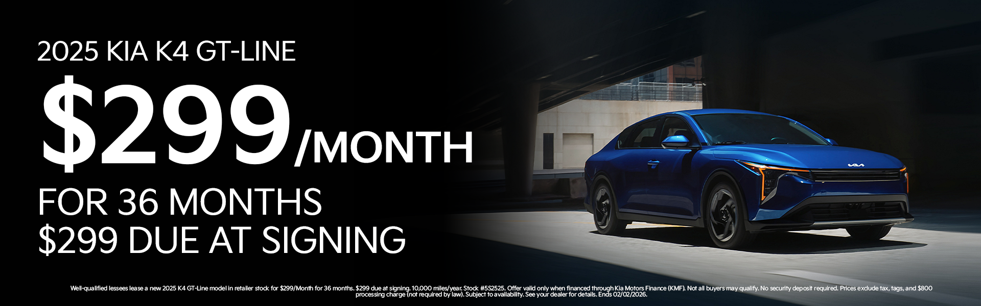 New 2025 K4 Gt-Line