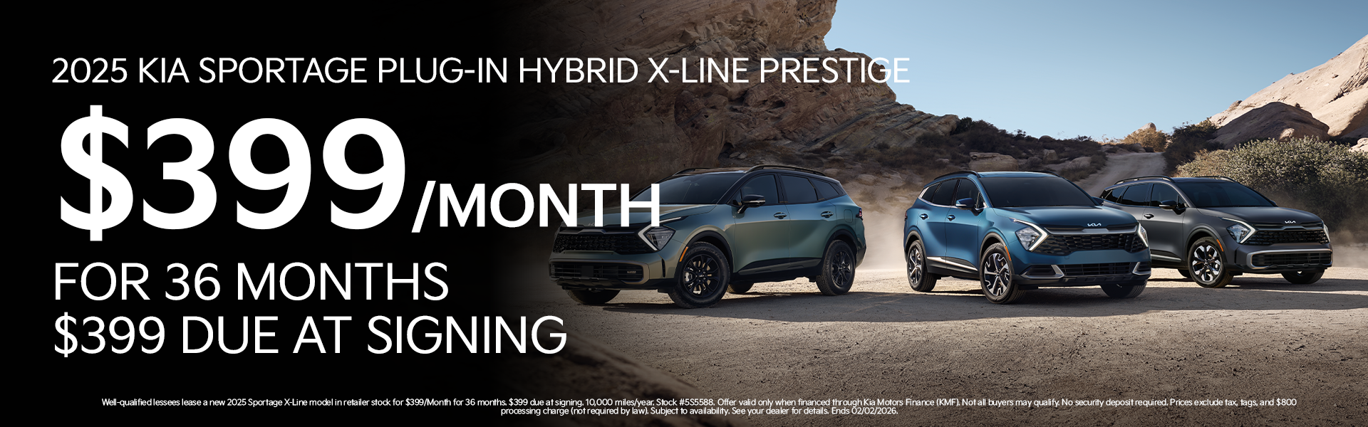 New 2025 Sportage Plug-In Hybrid X-Line