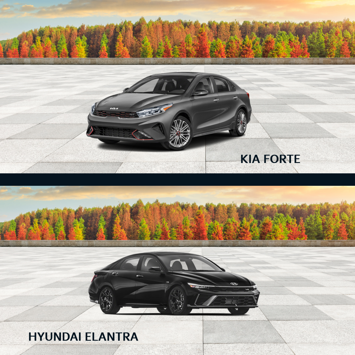 2024 Kia Forte vs. 2024 Hyundai Elantra Lanham, MD
