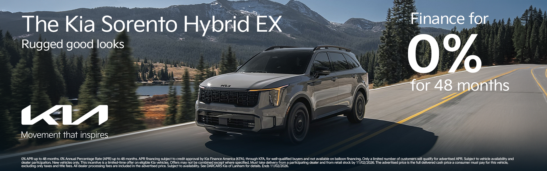 New 2026 Sorento Hybrid EX